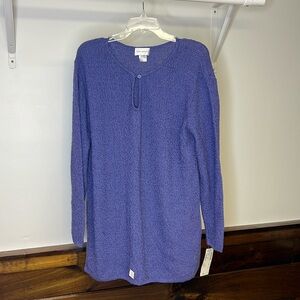 Vintage NWT Sarah‎ Arizona Purple Tunic Length Sweater from Nordstrom- L